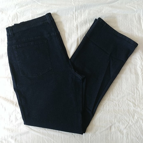 NWT Denim & Co. Rhinestone Control Panel Jeans 16 - Picture 7 of 16